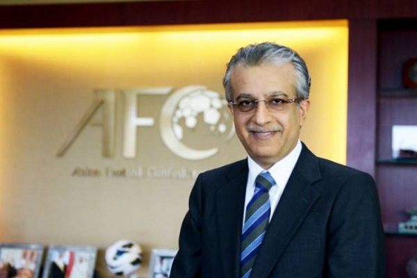 رئيس الاتحاد الاسيوي لكرة القدم الشيخ البحريني سلمان بن ابراهيم ال خليفة