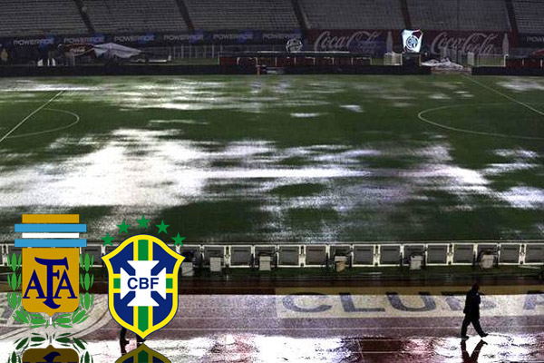مباراة البرازيل والأرجنتين ستقام فجر السبت في حال تحسن حال الطقس