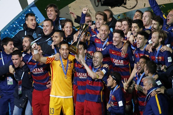برشلونة يكتسح ريفر بلايت ويتوج بطلاً لكأس العالم للأندية