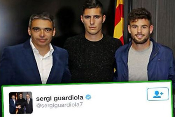 سيرجي غوارديولا هاجم أيضاً ميسي عبر حسابه في تويتر