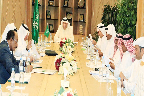 جانب من إجتماع سابق للإتحاد السعودي لألعاب القوى