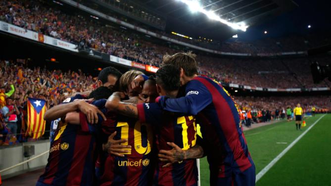 برشلونة يحقق الثنائية المحلية بعد ضمانه الفوز بالليغا