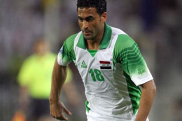 لاعب المنتخب العراقي مهدي كريم