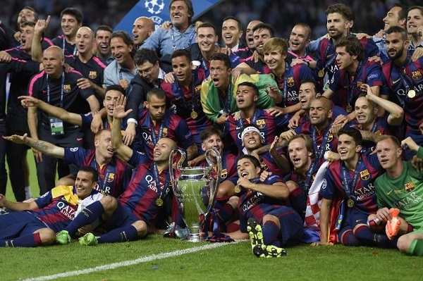 نادي برشلونة نال 5 ألقاب أوروبية