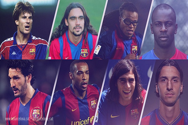 لاعبون حملوا قميص يوفنتوس و برشلونة