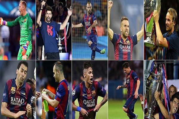 برشلونة يسيطر على قائمة أفضل 20 لاعب في دوري الأبطال