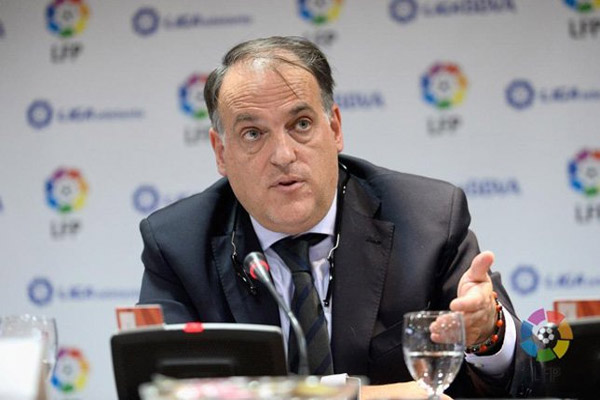 الإسباني خافيير تيباس، رئيس رابطة الدوري الإسباني لكرة القدم