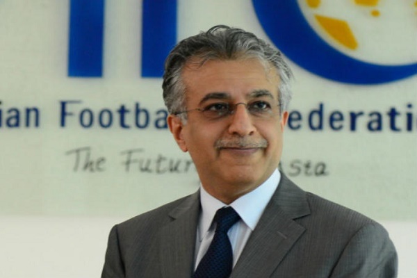  الشيخ البحريني سلمان بن ابراهيم ال خليفة رئيس الاتحاد الاسيوي لكرة القدم