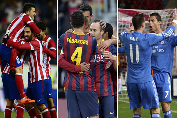 ريال مدريد وبرشلونة وأتليتكو مدريد أكثر أندية الليغا إنفاقا في سوق انتقالات اللاعبين