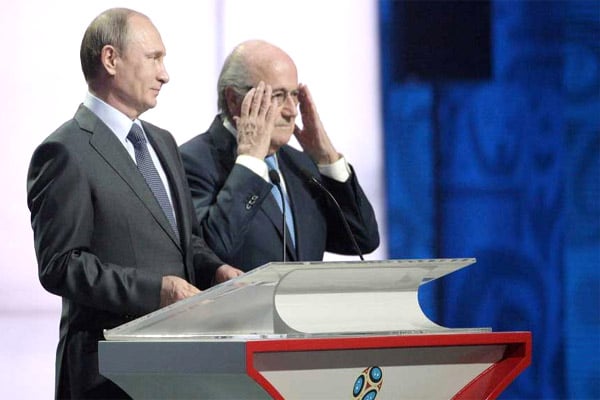 بوتين وبلاتر يتحدثان للصحافة (سبوتنيك) 