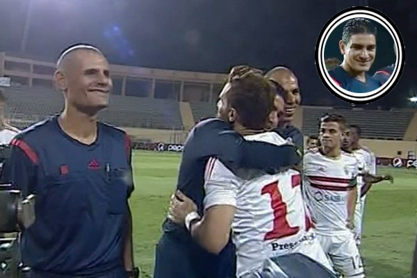 لقطة ابراهيم نور الدين وباسم مرسي التي أثارت الجدل