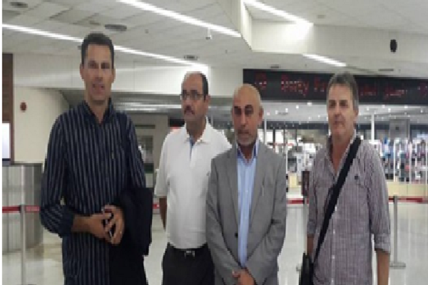  البوسني جمال حاجي في مطار بغداد