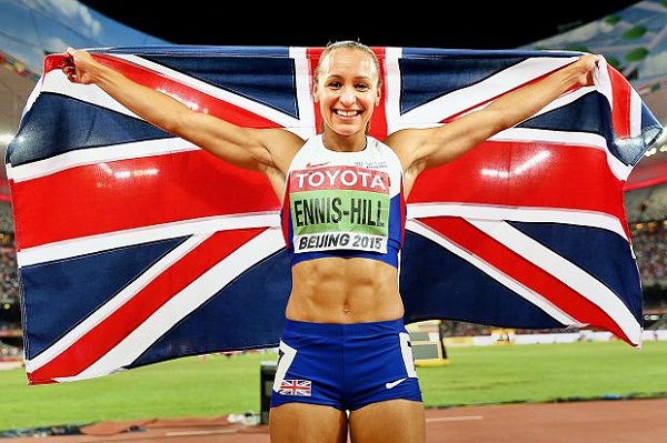  البريطانية جيسيكا اينيس-هيل طوقت عنقها بذهبية مسابقة السباعية
