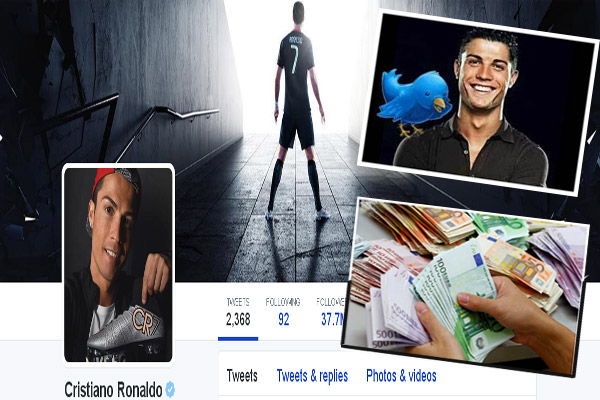 رونالدو يعتبر الرياضي الأول عالمياً في مواقع التواصل الاجتماعي