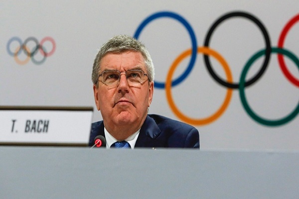  رئيس اللجنة الاولمبية الدولية الالماني توماس باخ 