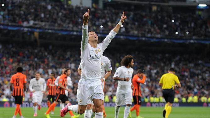 كريستيانو رونالدو يقود ريال مدريد لفوز كبير على شاختار الأوكراني