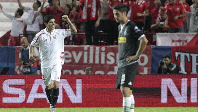 إشبيلية يسحق مونشنغلادباخ بثلاثية نظيفة