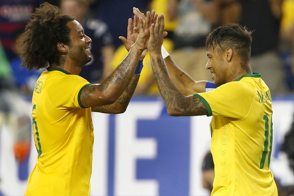 نيمار يمنح البرازيل فوزاً عريضاً على الولايات المتحدة