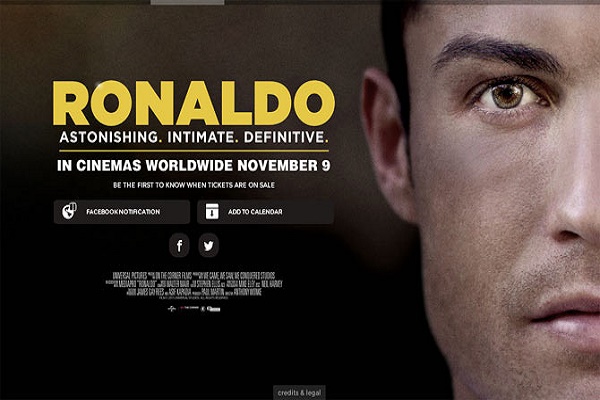 رونالدو يكشف عن برومو فيلمه الوثائقي الجديد 