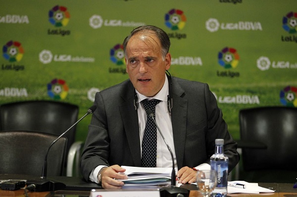  خافيير تيباس، رئيس الدوري الإسباني لكرة القدم