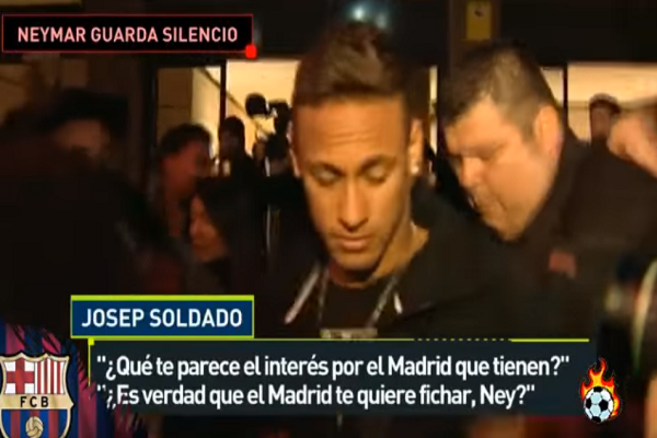 نيمار يرفض التعليق على عرض ريال مدريد