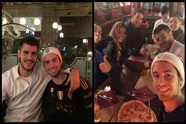 مشجع إيطالي طلب التقاط صورة مع موراتا فكانت المفاجأة
