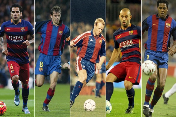ماسكيرانو رابع أكثر اللاعبين الأجانب مشاركة مع برشلونة 