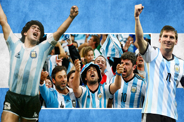 مارادونا لايزال المفضل لدى الجماهير الأرجنتينية على الرغم من الإنجازات التي حققها مسي 