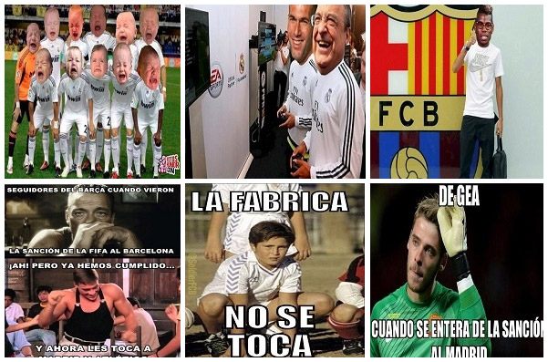 صور تويترية ساخرة من ريال مدريد وأتلتيكو بعد عقوبة الفيفا
