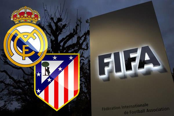 الفيفا يرفع العقوبة المفروضة على ريال مدريد وأتلتيكو بشكل مؤقت