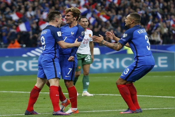 فوز فرنسا على بلغاريا 4-1