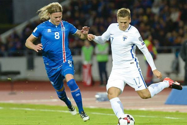 آيسلندا انتزعت فوزا قاتلا من ضيفتها فنلندا 