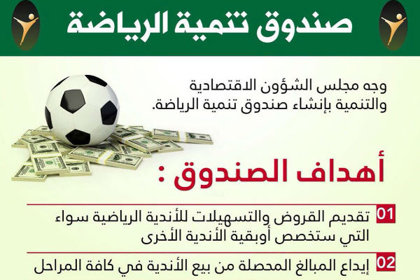 صندوق لتنمية الرياضة السعودية