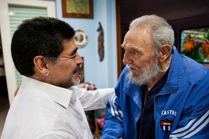 مارادونا يصل إلى كوبا للمشاركة في تأبين كاسترو