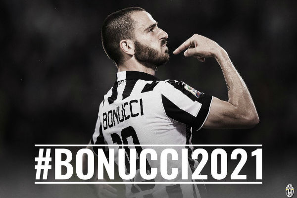 بونوتشي يمدد عقده مع يوفنتوس حتى عام 2021
