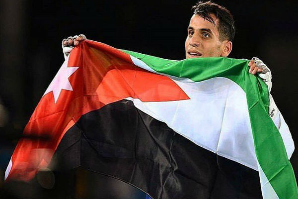 البطل الأردني الأولمبي أحمد أبو غوش