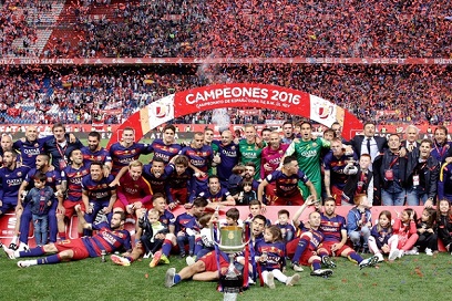 برشلونة يفرض هيمنة مطلقة على البطولات المحلية في إسبانيا