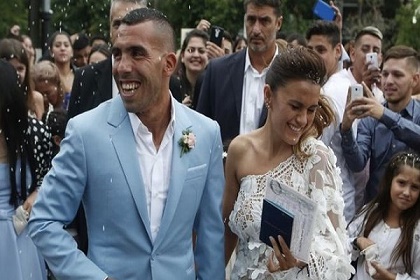 تعرض منزل الأرجنتيني تيفيز للسرقة أثناء احتفاله بزفافه