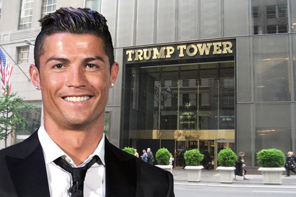 رونالدو اشترى شقة في برج ترامب