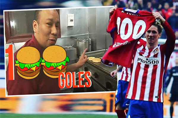 المهاجم الإسباني المخضرم فرناندو توريس يشعر بالثقة كلما تناول وجبة همبرغر قبل خوض المباريات
