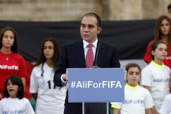 الأمير الأردني علي بن الحسين المرشح لرئاسة الاتحاد الدولي لكرة القدم 