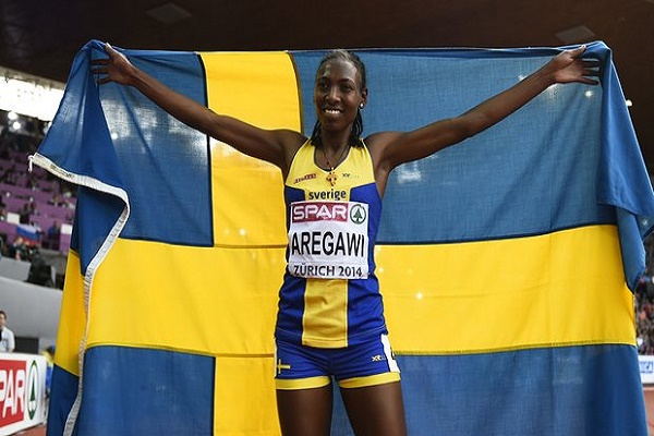 بطلة العالم السابقة في سباق 1500 م السويدية-الاثيوبية الاصل ابيبا اريغاوي
