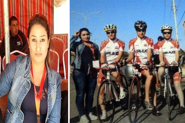 رشا رفعت بطلة العراق والعرب‏ في الدراجات النسوية تؤكد ان لعبة الدراجات النسائية تعاني الكثير بعد تهميشها