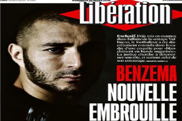 صورة ضوئية لغلاف صحيفة ليبراسيون الفرنسية 