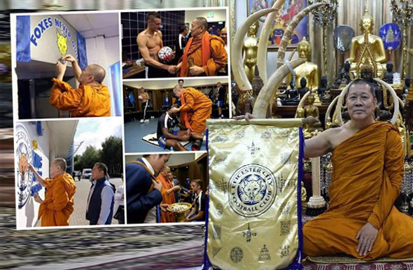 البوذي فرا برومانجكالاشتان يعترف بقيامه بتعويذات للاعبي ليستر سيتي