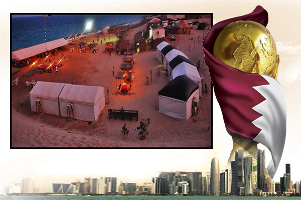 ستعد قطر لإقامة مخيمات داخل الصحراء يتم تصميمها وتشييدها بطرق مبتكرة وحديثة جداً بحيث تكون مريحة لمن يقيم فيها