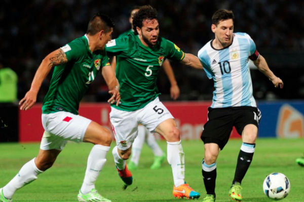 ميسي في مباراة الأرجنتين الأخيرة ضد بوليفيا