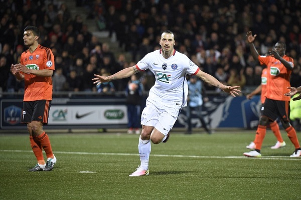إبراهيموفيتش يقود سان جرمان إلى نهائي كأس فرنسا