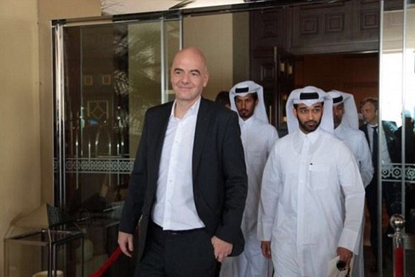 إنفانتينو يؤكد أن كأس العالم 2022 ستقام في قطر 