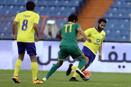 النصر يكتفي بالتعادل مع الخليج في الدوري السعودي